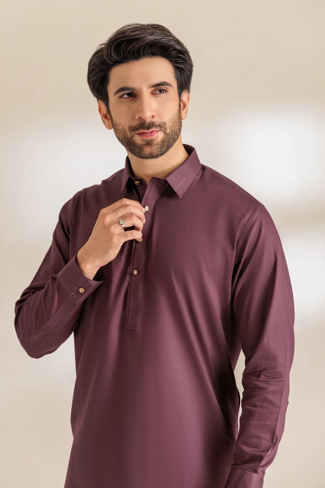 GRAPE-COTTON-KURTA SHALWAR - (KSRR24-005) - Image 4