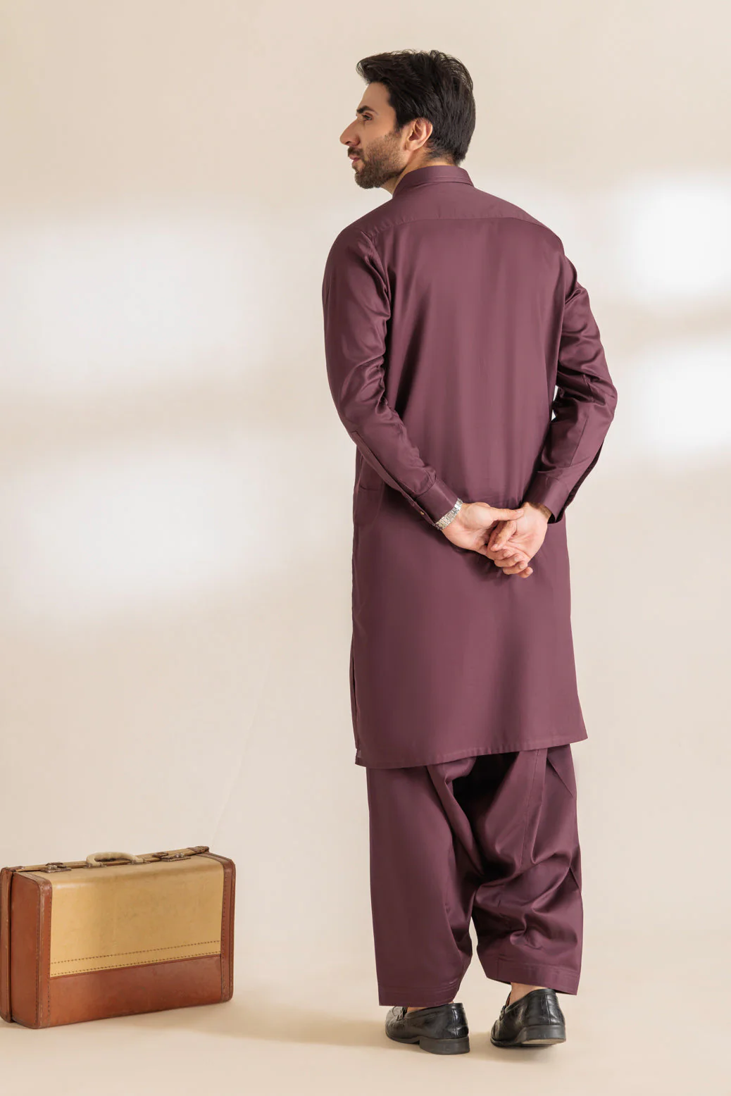 GRAPE-COTTON-KURTA SHALWAR - (KSRR24-005) - Image 5