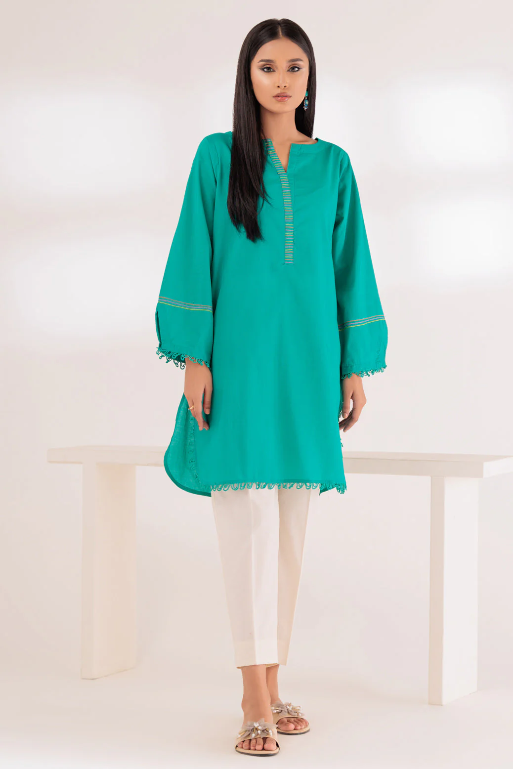 GREEN-CAMBRIC-1 PIECE (SAK231P45) - Image 3