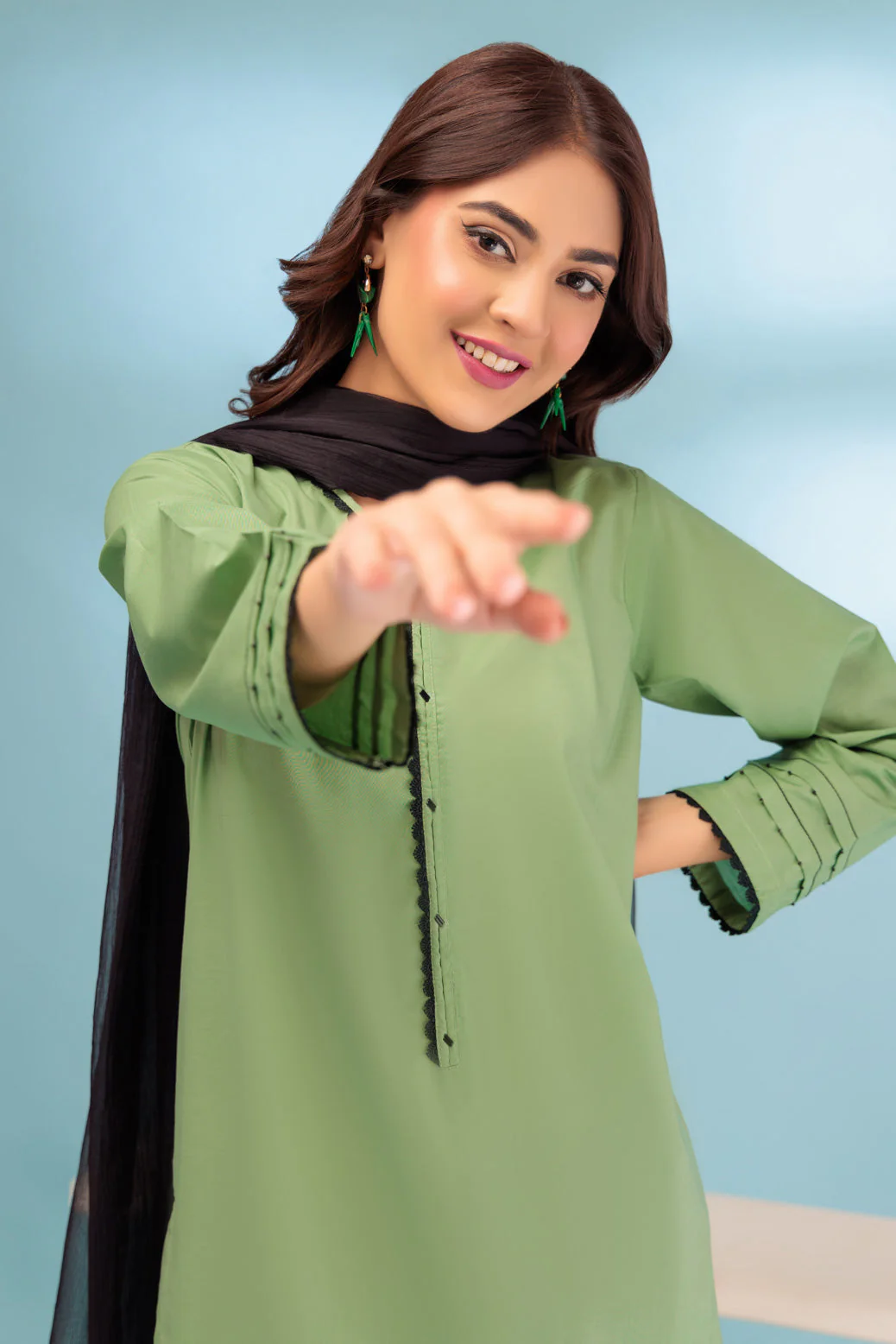 GREEN-CAMBRIC-2 PIECE (BSRS232P05) - Image 2