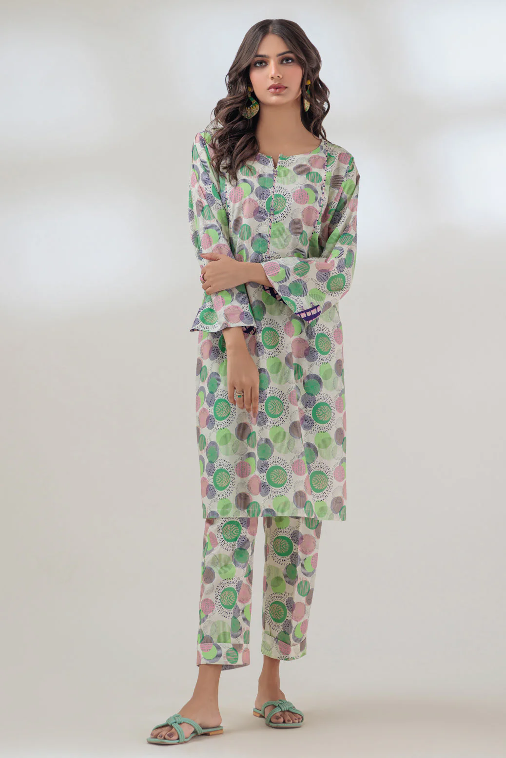 GREEN-CAMBRIC-2 PIECE (PWA1232P01) - Image 3