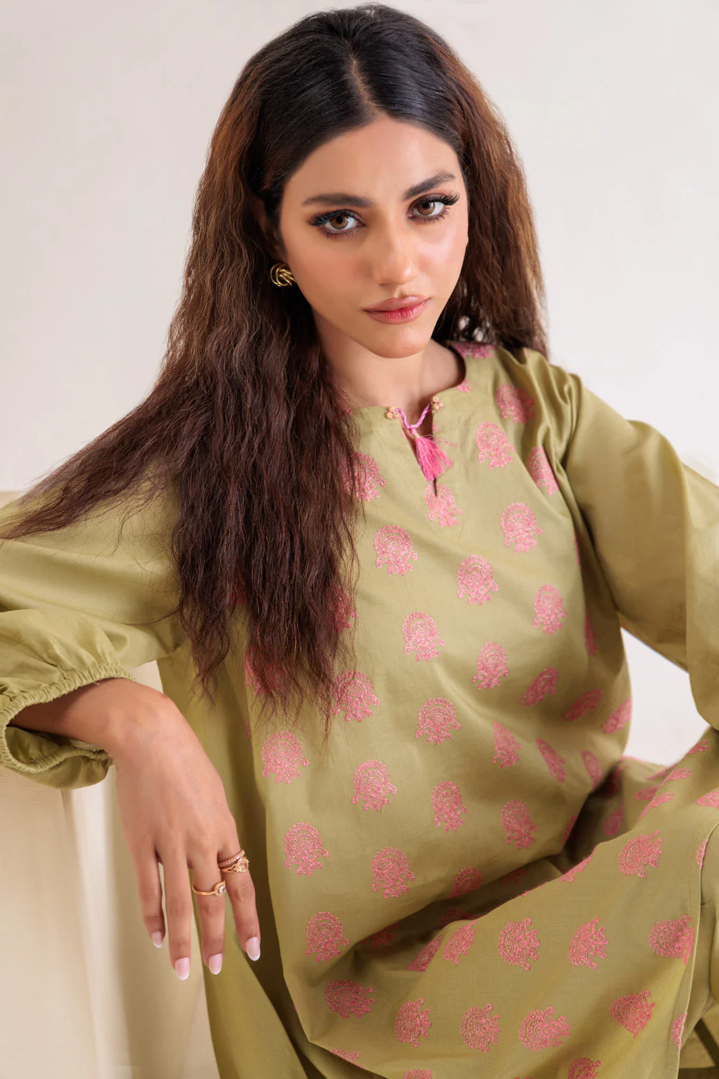 GREEN-CAMBRIC-2 PIECE (SRLS232P43) - Image 2