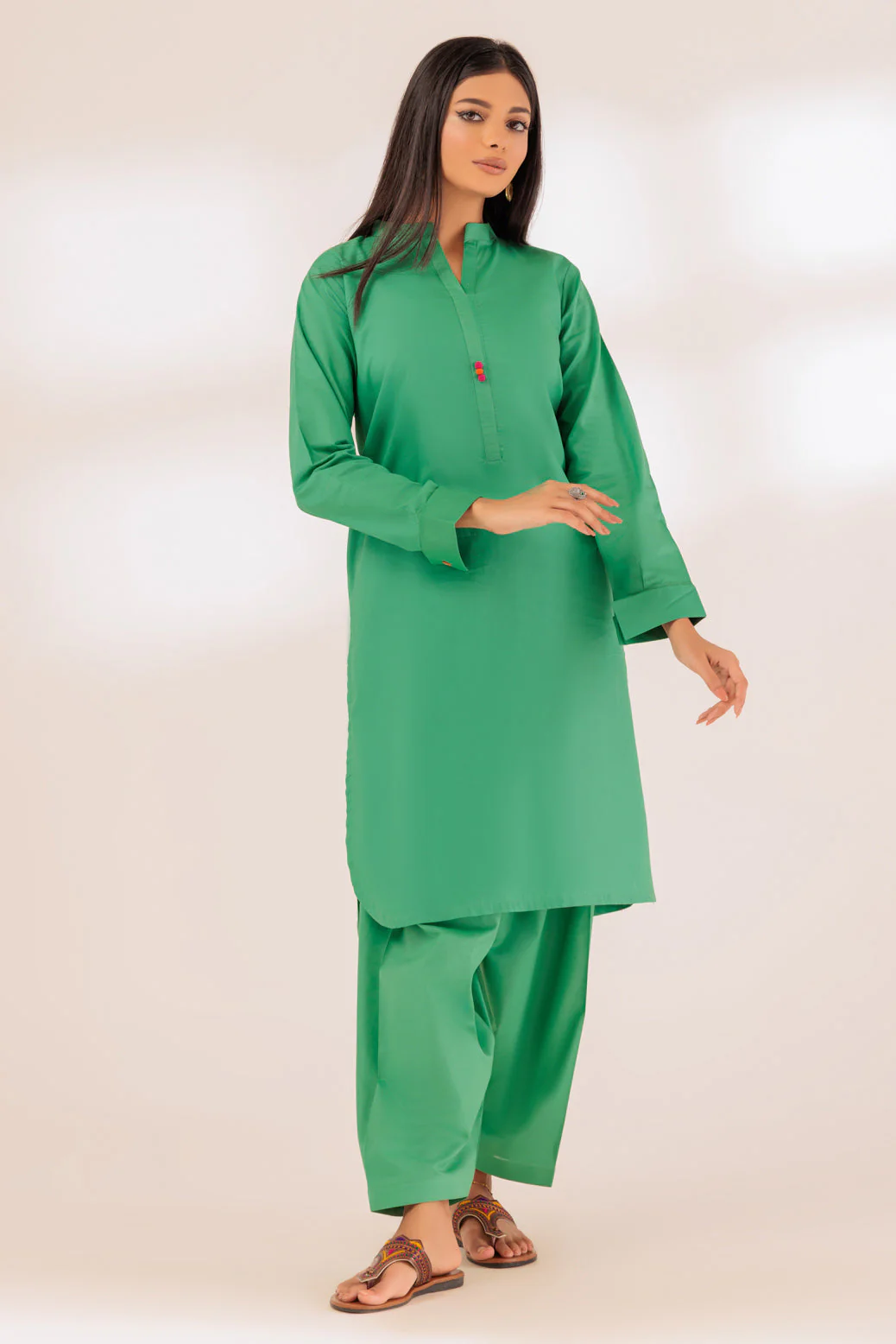 GREEN-CAMBRIC-2 PIECE (SRLS232P45) - Image 3