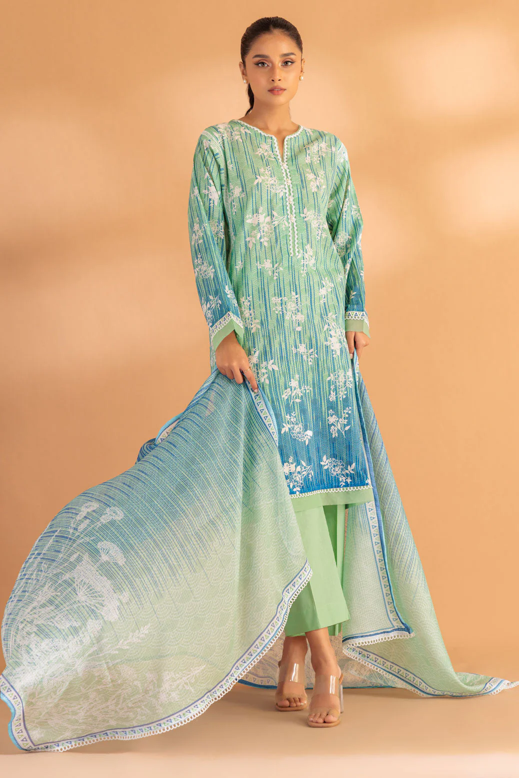 GREEN-CAMBRIC-3 PIECE (2S24B3P227) - Image 2