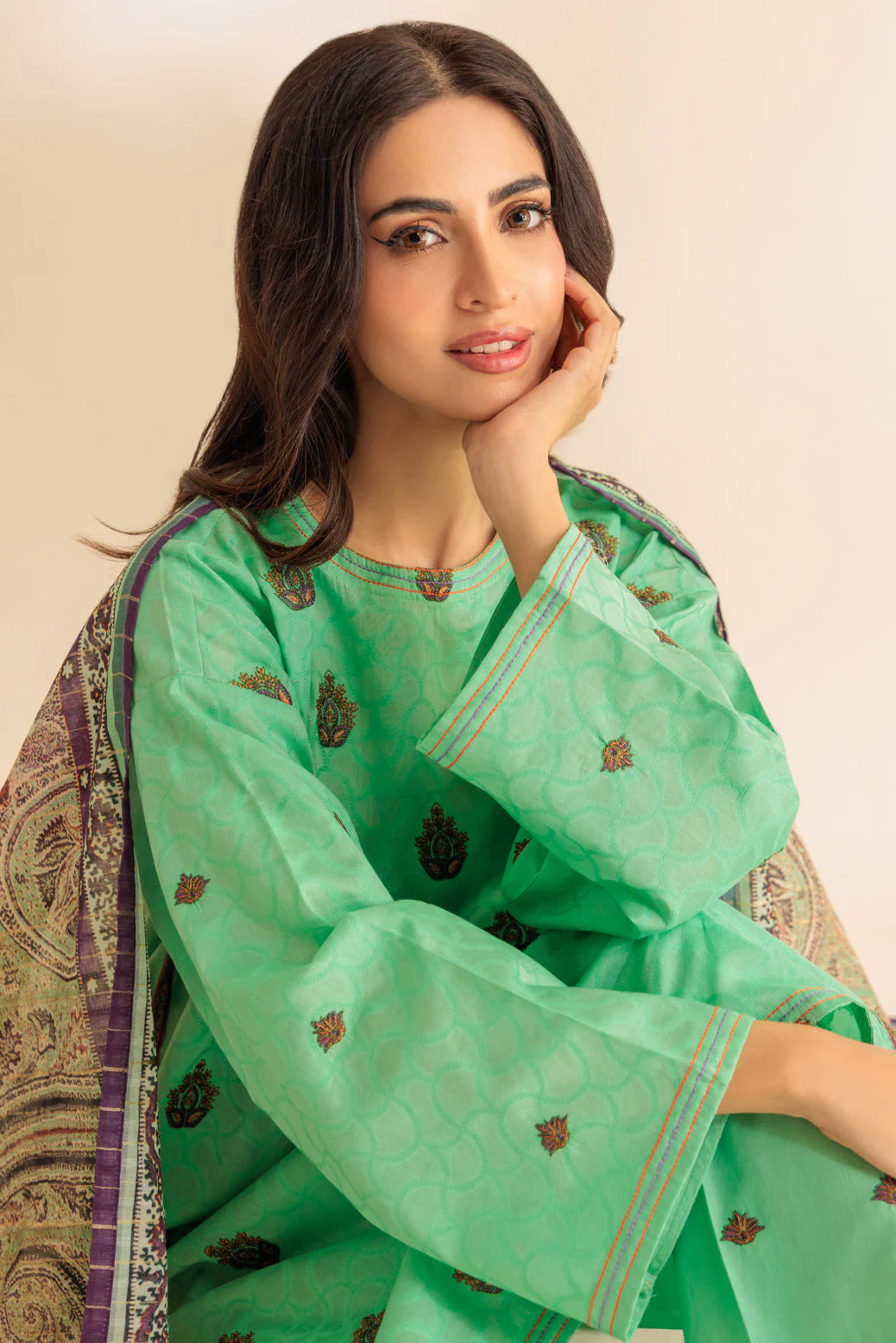 GREEN-DYED-3 PIECE (BS2243P04) - Image 2