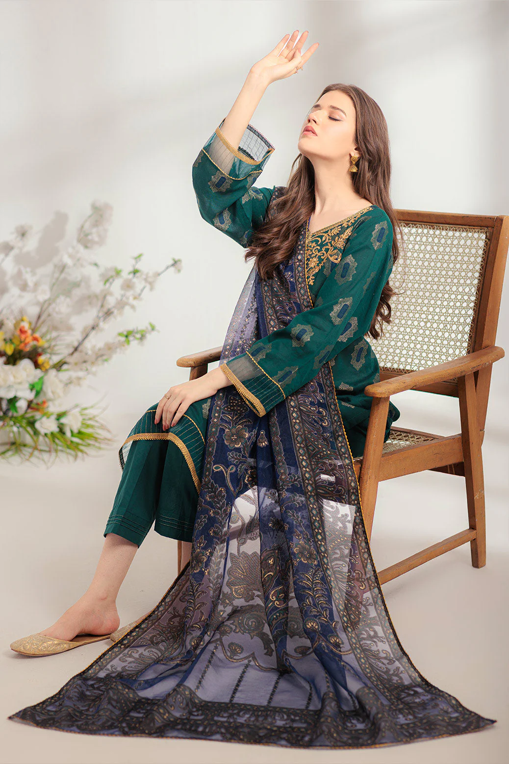 GREEN-DYED-3 PIECE (SS5243P10)