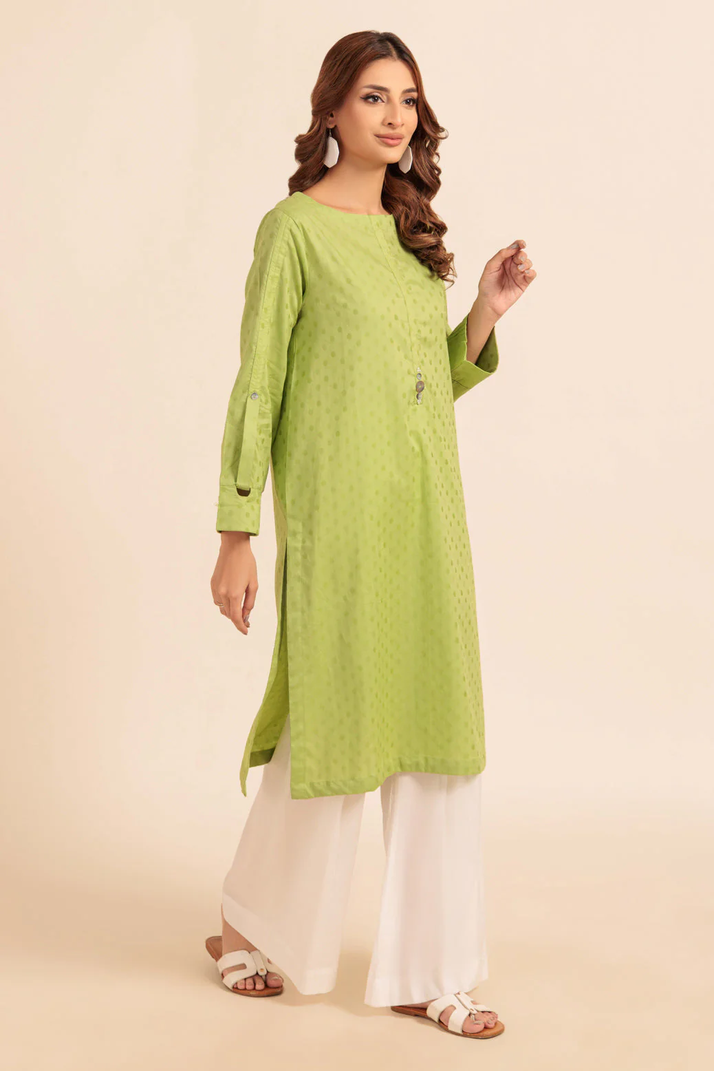 GREEN-JACQUARD-1 PIECE (PWS1241P12) - Image 3