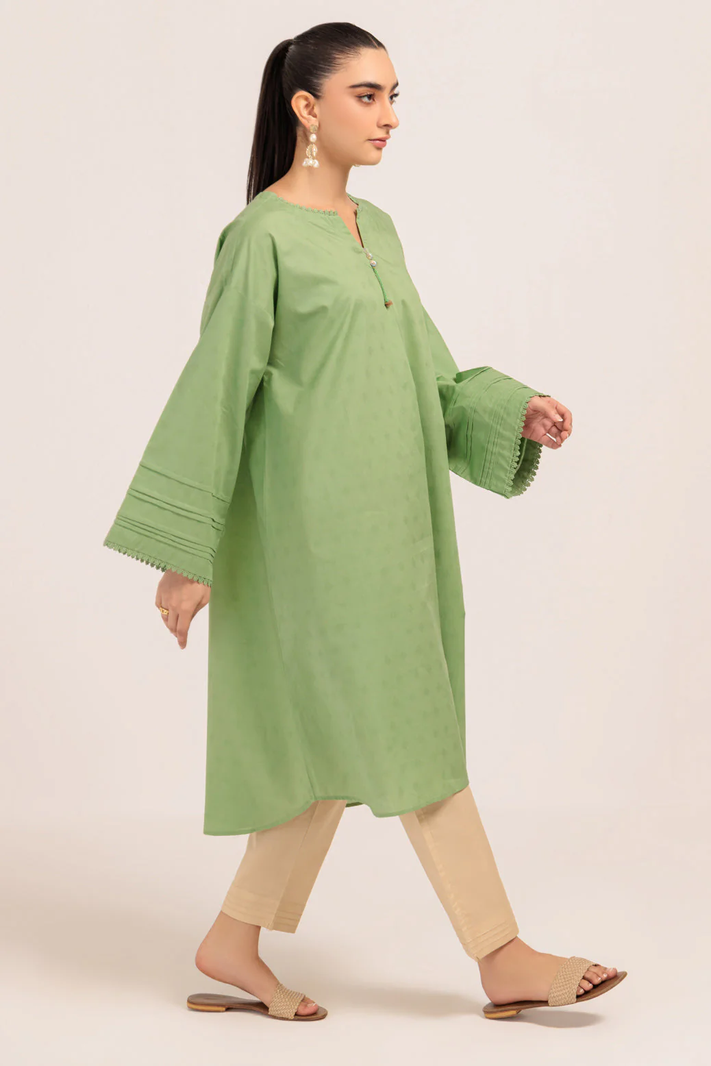 GREEN-JACQUARD-1 PIECE (PWS6241P13) - Image 2