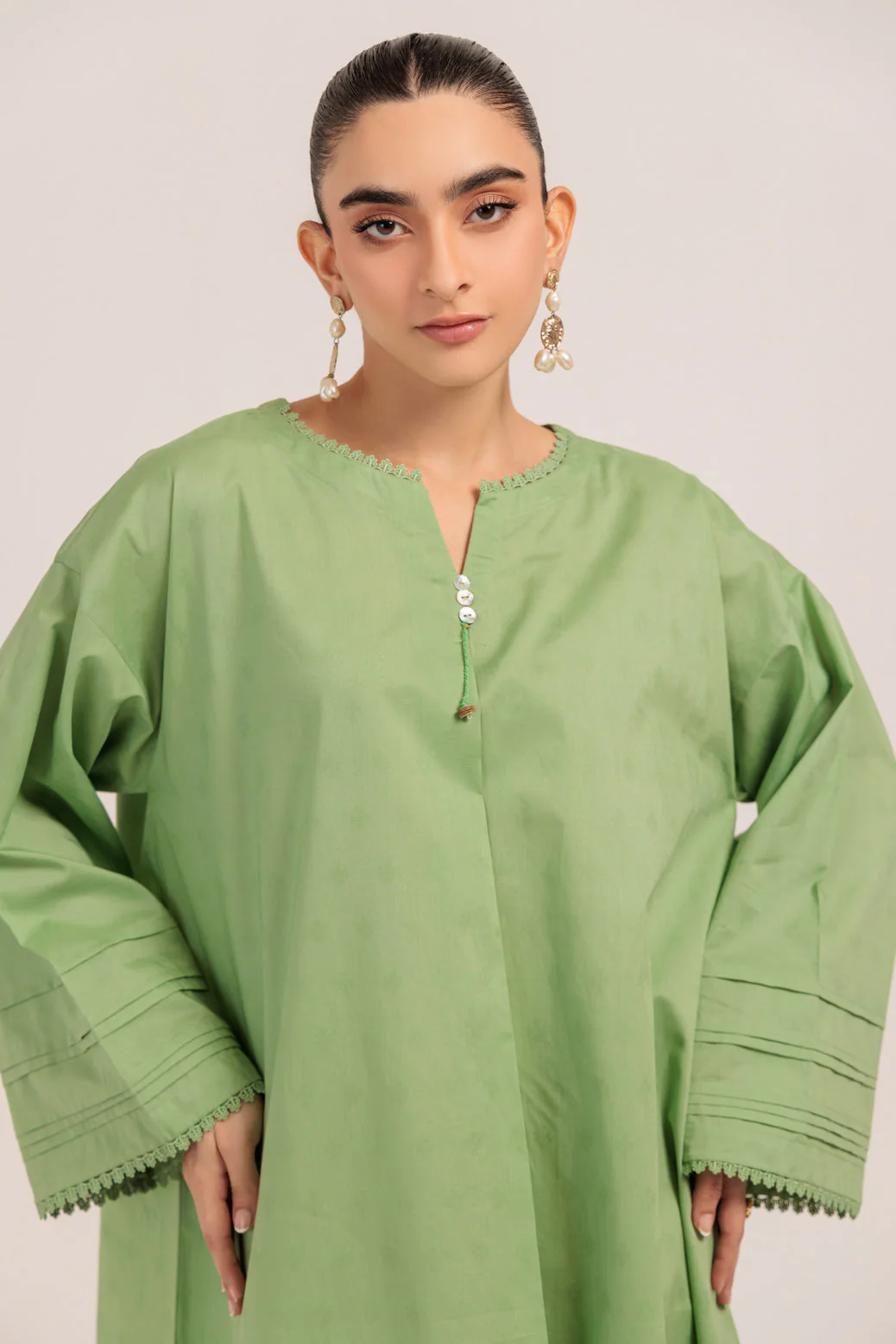 GREEN-JACQUARD-1 PIECE (PWS6241P13) - Image 5