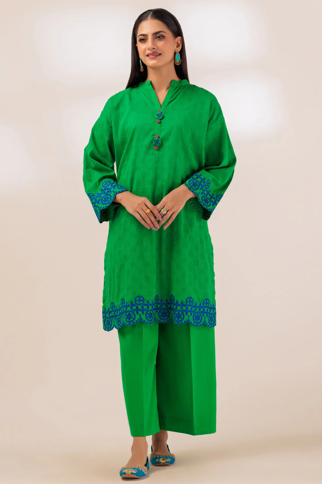 GREEN-JACQUARD-2 PIECE (PWS6232P20)