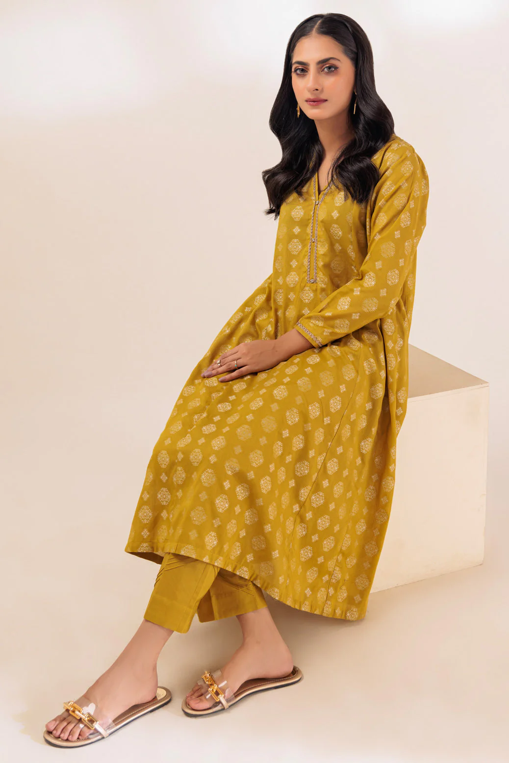 GREEN-JACQUARD-2 PIECE (SRLS232P13) - Image 3