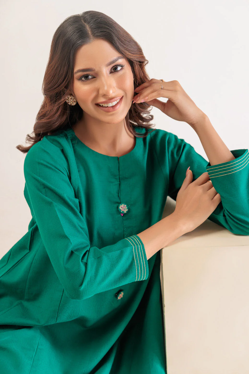 GREEN-JACQUARD-2 PIECE (WS6232P28) - Image 2