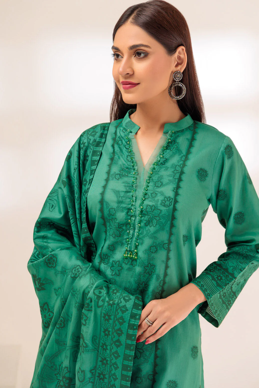 GREEN-JACQUARD-3 PIECE (JRS233P10) - Image 4