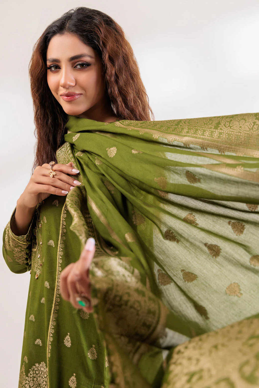 GREEN-JACQUARD-3 PIECE (JRS233P15) - Image 2