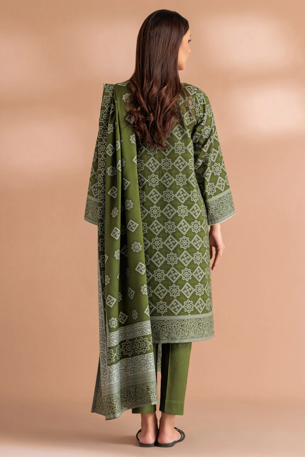 GREEN-JACQUARD-3 PIECE (SJ1243P04) - Image 4