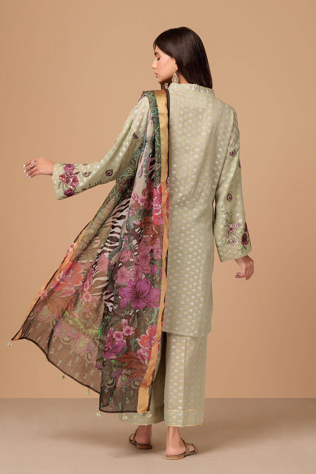 GREEN-JACQUARD-3 PIECE (SRS233P69) - Image 5