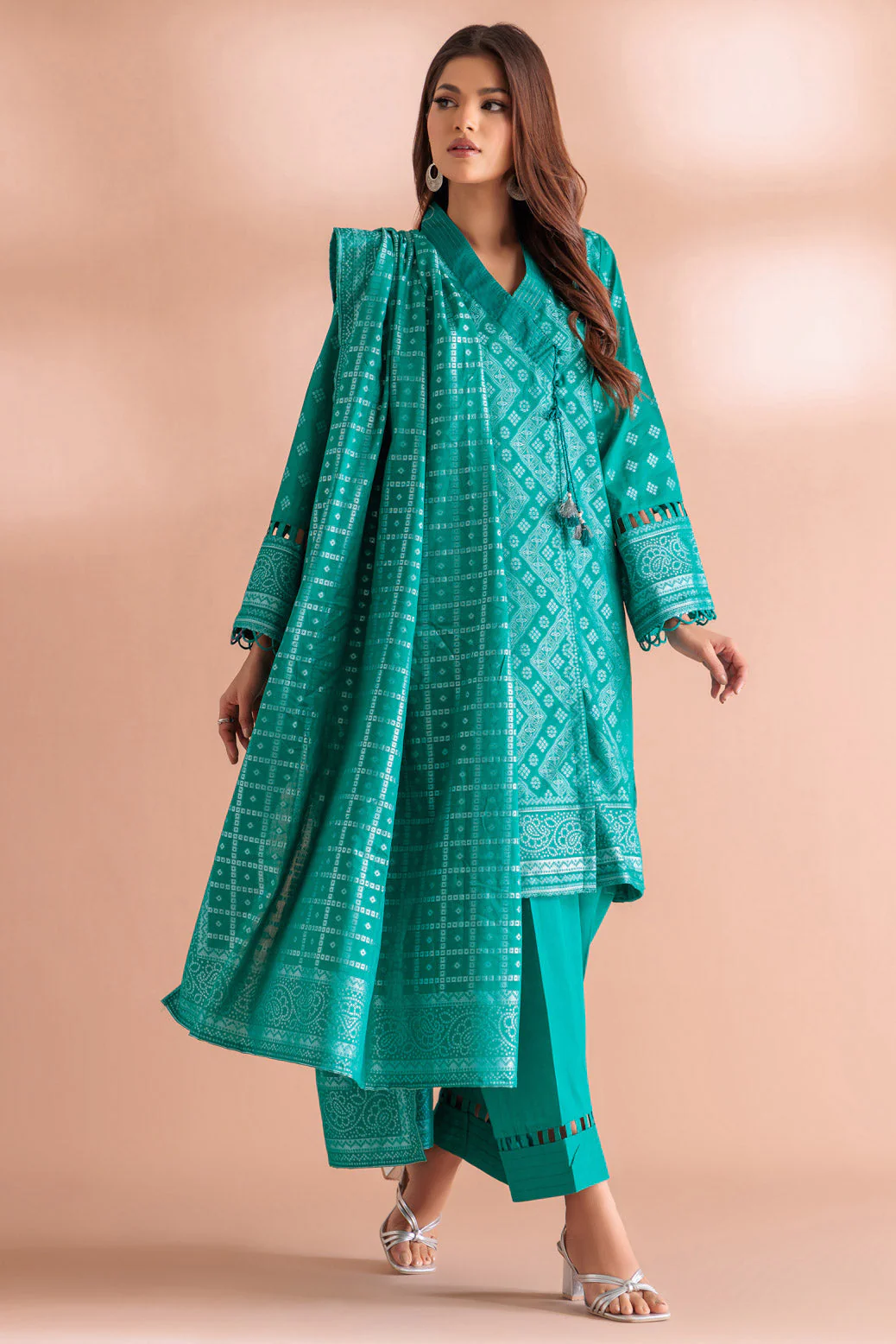 GREEN-JACQUARD-3 PIECE (WJ3233P01)