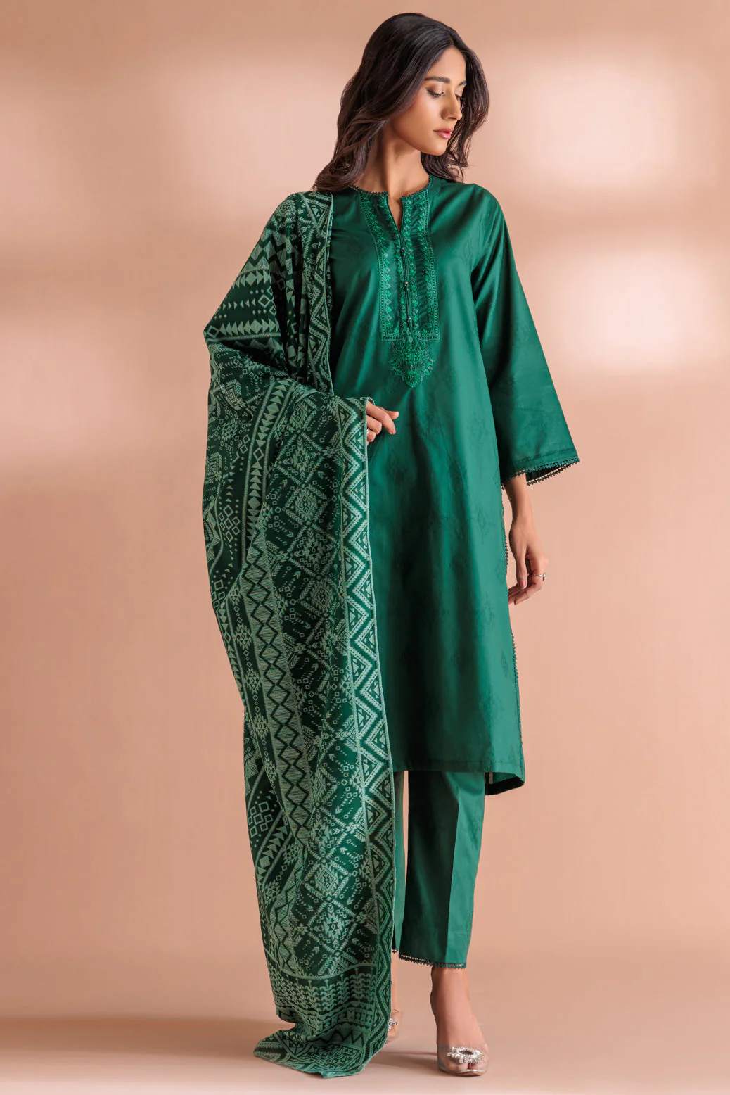 GREEN-JACQUARD-3 PIECE (WS6233P15) - Image 3
