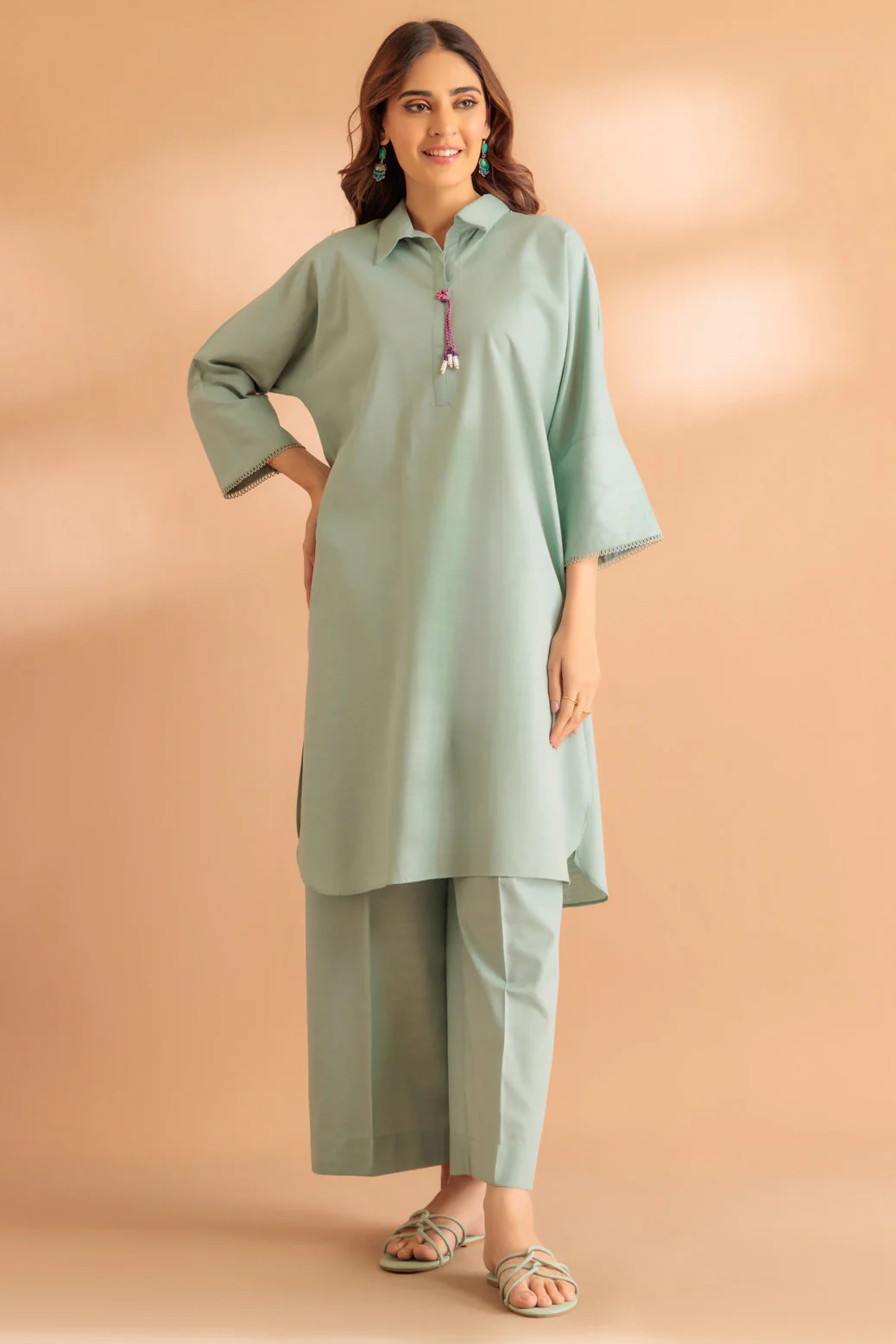 GREEN-KHADDAR-2 PIECE (WS6232P68) - Image 4