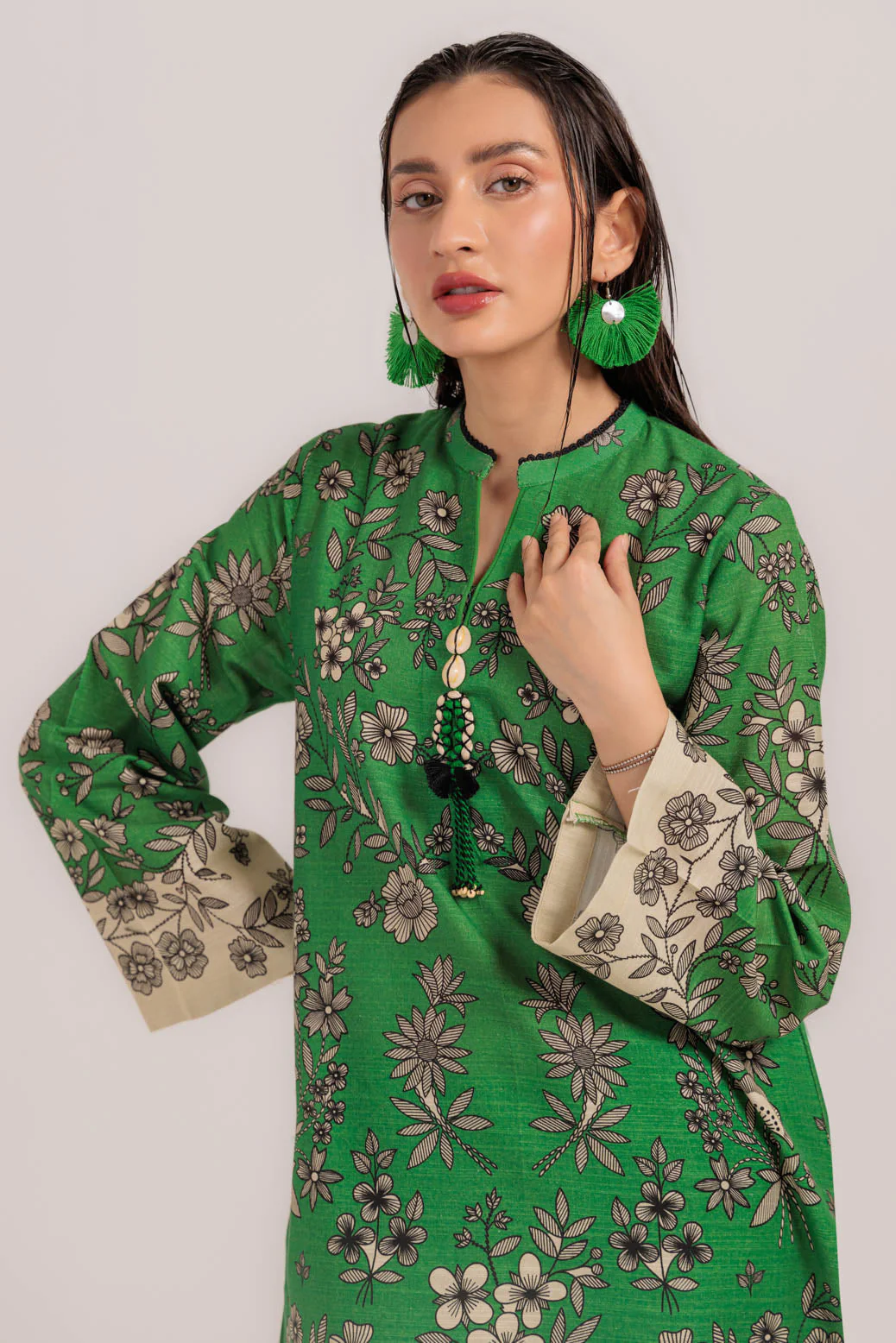GREEN-KHADDAR-2 PIECE (WS6242P11) - Image 4