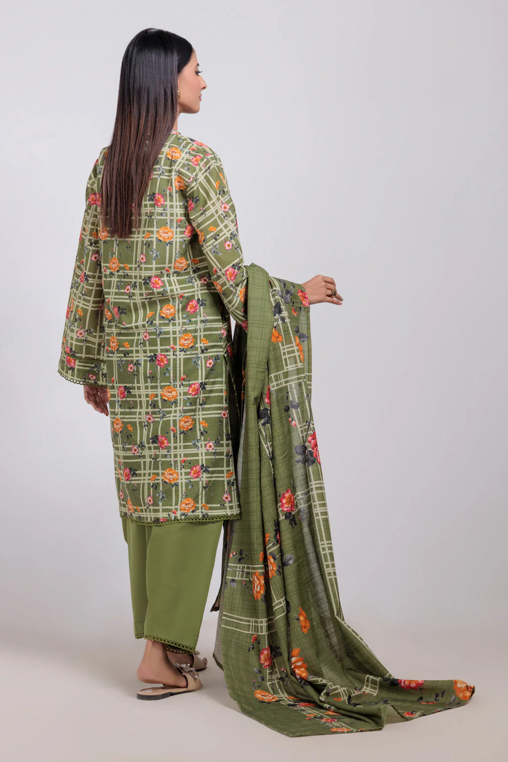 GREEN-KHADDAR-3 PIECE (WS6243P54) - Image 5
