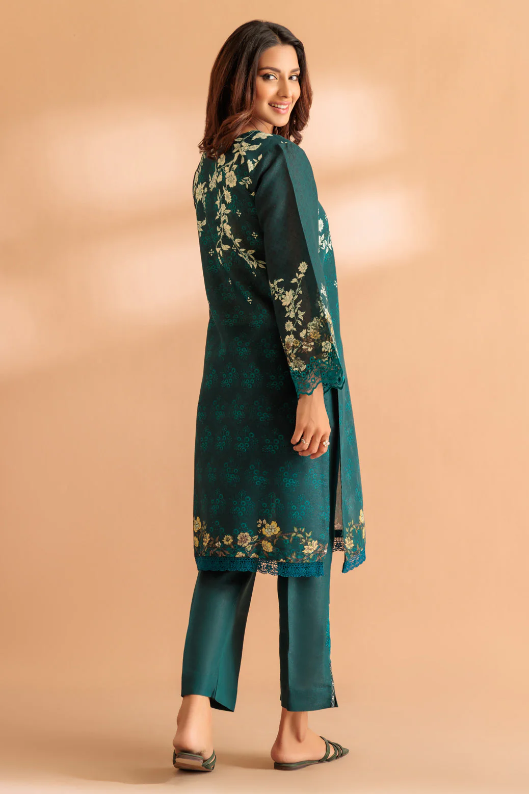GREEN-SHIMMERY-2 PIECE (SS6242P11) - Image 3