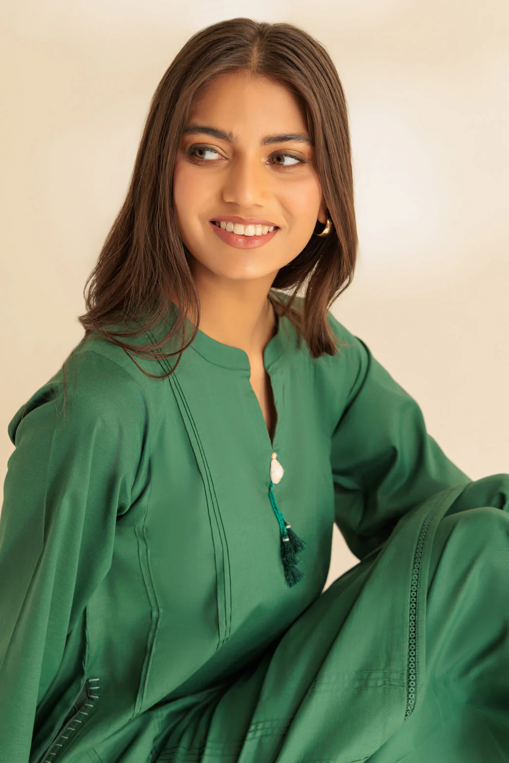 GREEN-YARN DYED-2 PIECE (SS2242P25) - Image 2