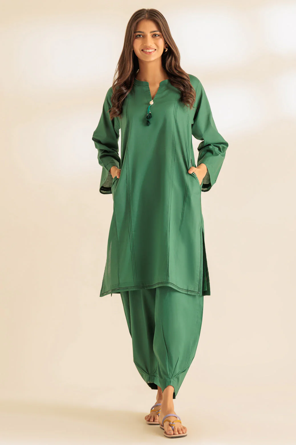 GREEN-YARN DYED-2 PIECE (SS2242P25) - Image 4