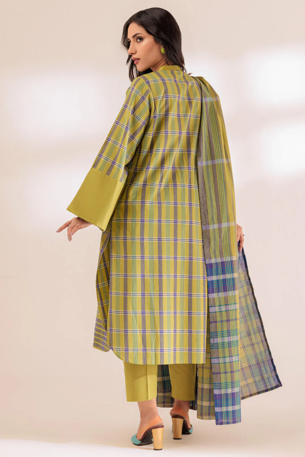 GREEN-YARN DYED-3 PIECE (BSAS233P02) - Image 4
