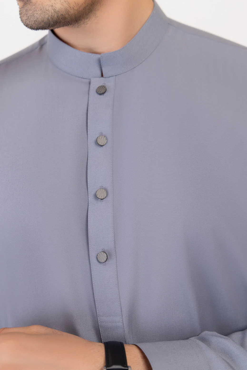 GREY-BLENDED-SHALWAR SUIT - (GSBW24-011) - Image 2
