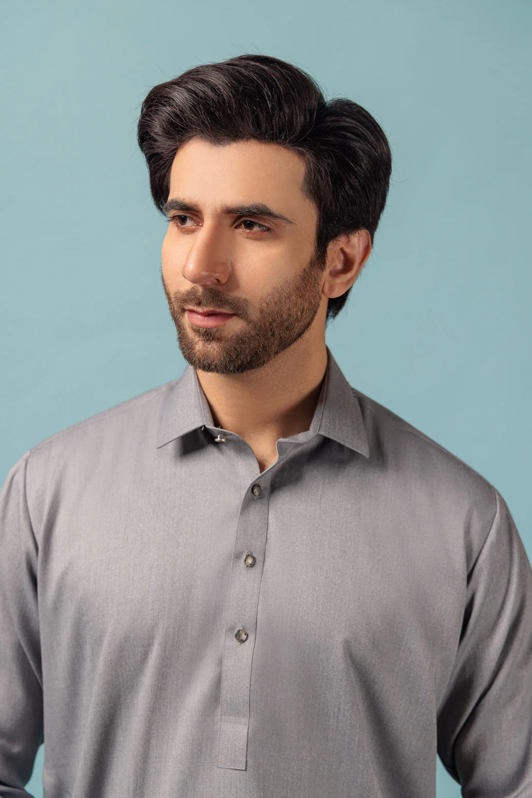 GREY-BLENDED-SHALWAR SUIT - (GSSW23-027) - Image 2