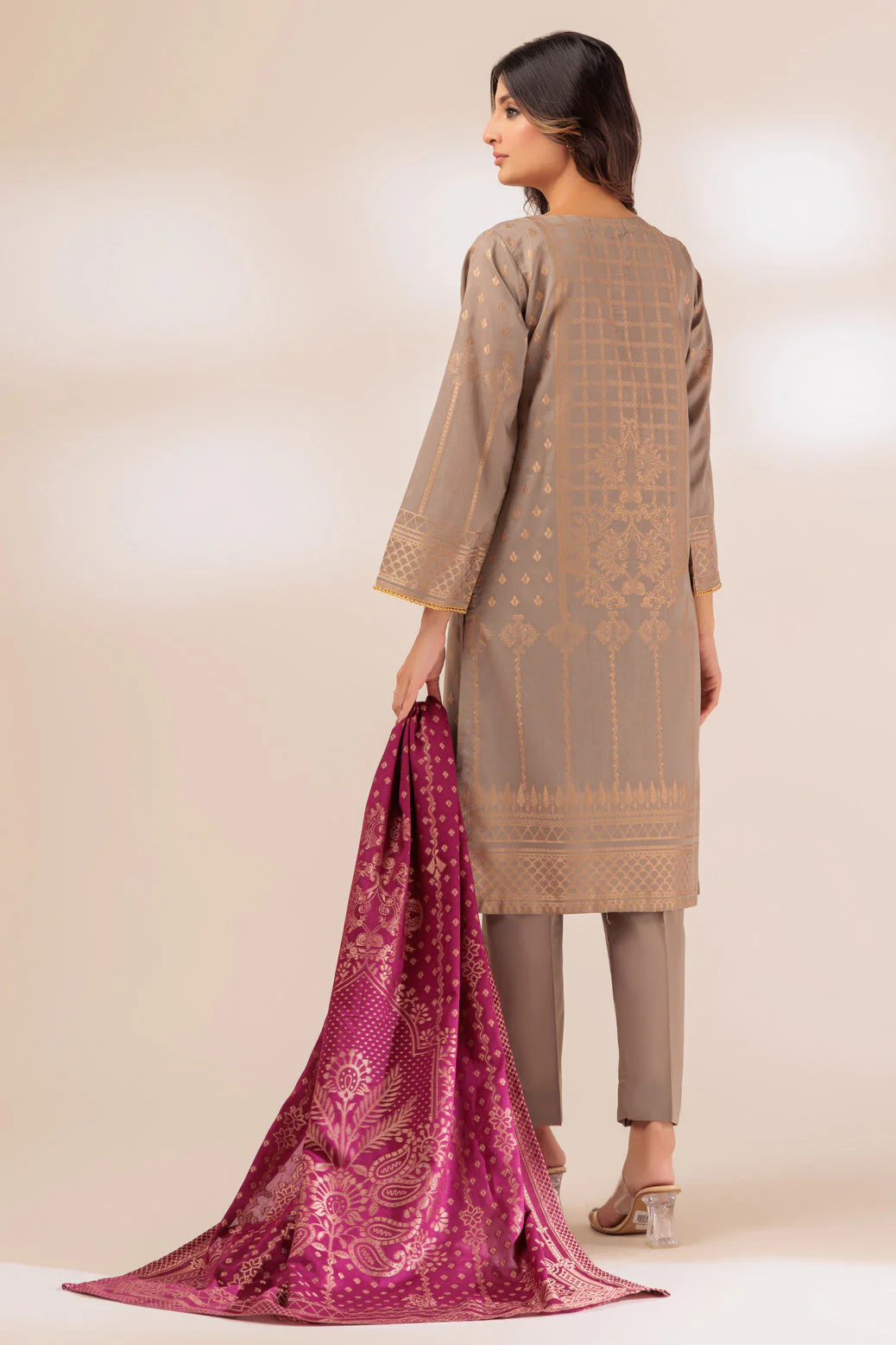 GREY-JACQUARD-3 PIECE (PWJ5233P14) - Image 5