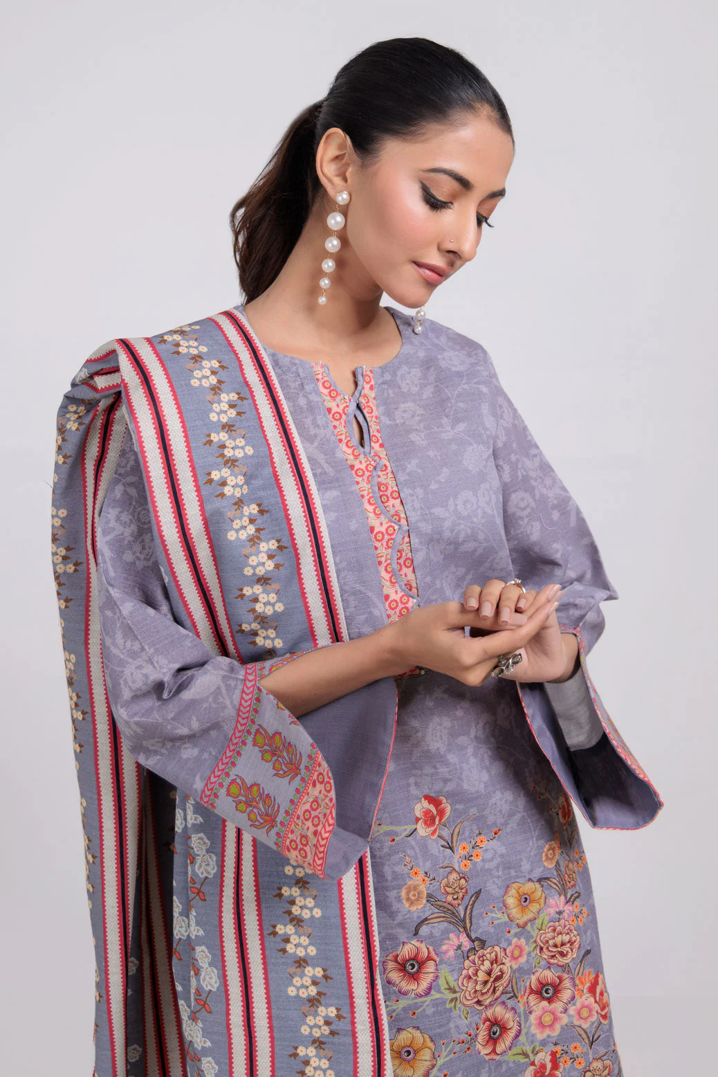 GREY-KHADDAR-3 PIECE (WS7243P54) - Image 3
