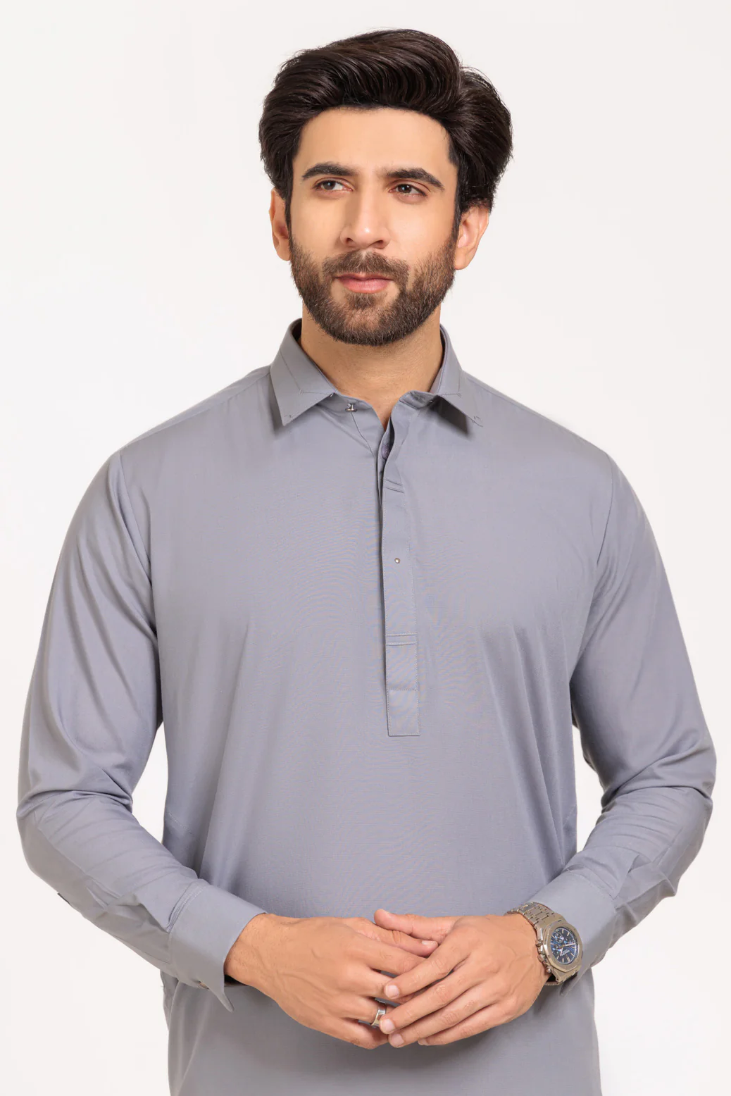 GREY-BLENDED-SHALWAR SUIT - (GSSW24-022) - Image 2