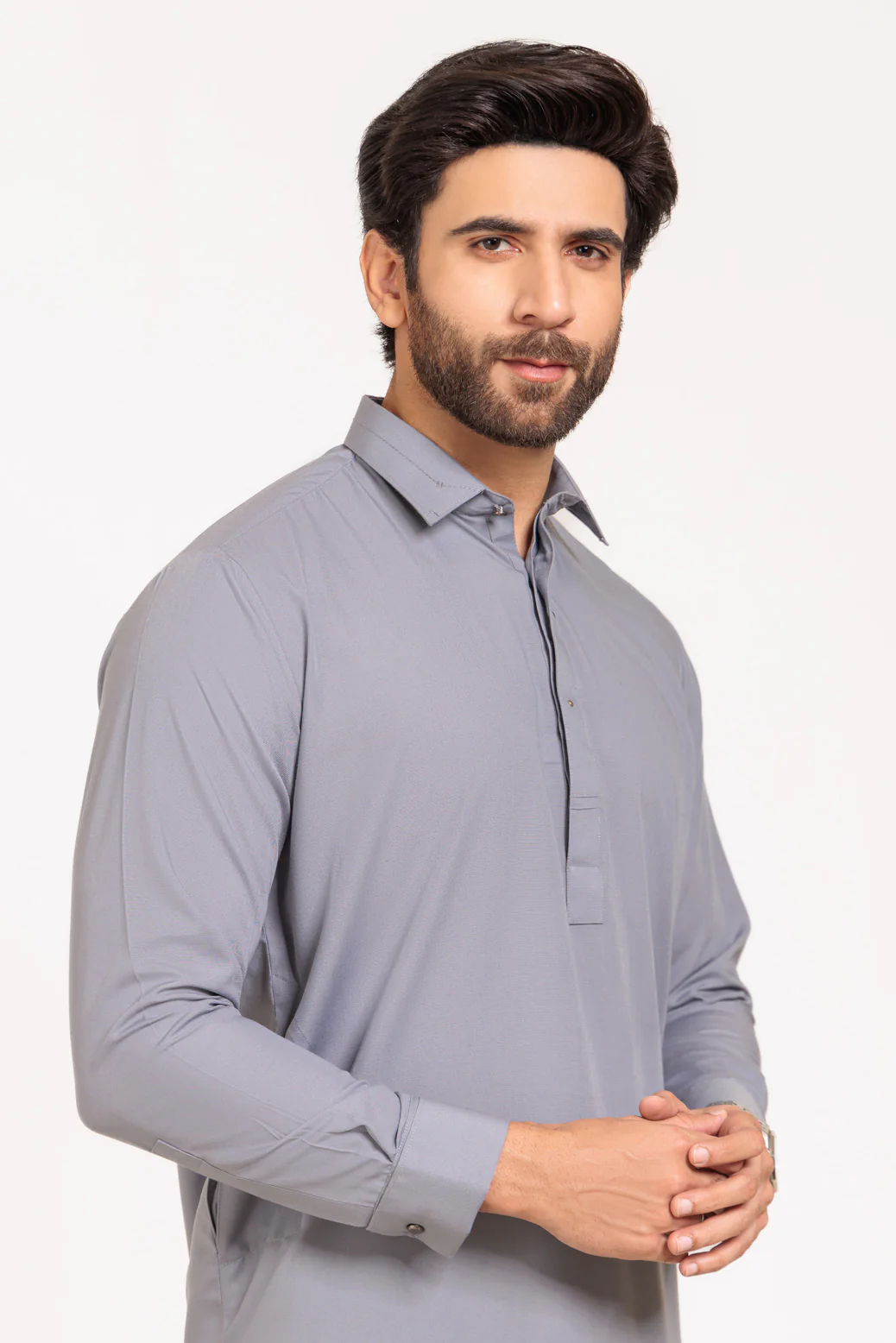 GREY-BLENDED-SHALWAR SUIT - (GSSW24-022) - Image 4