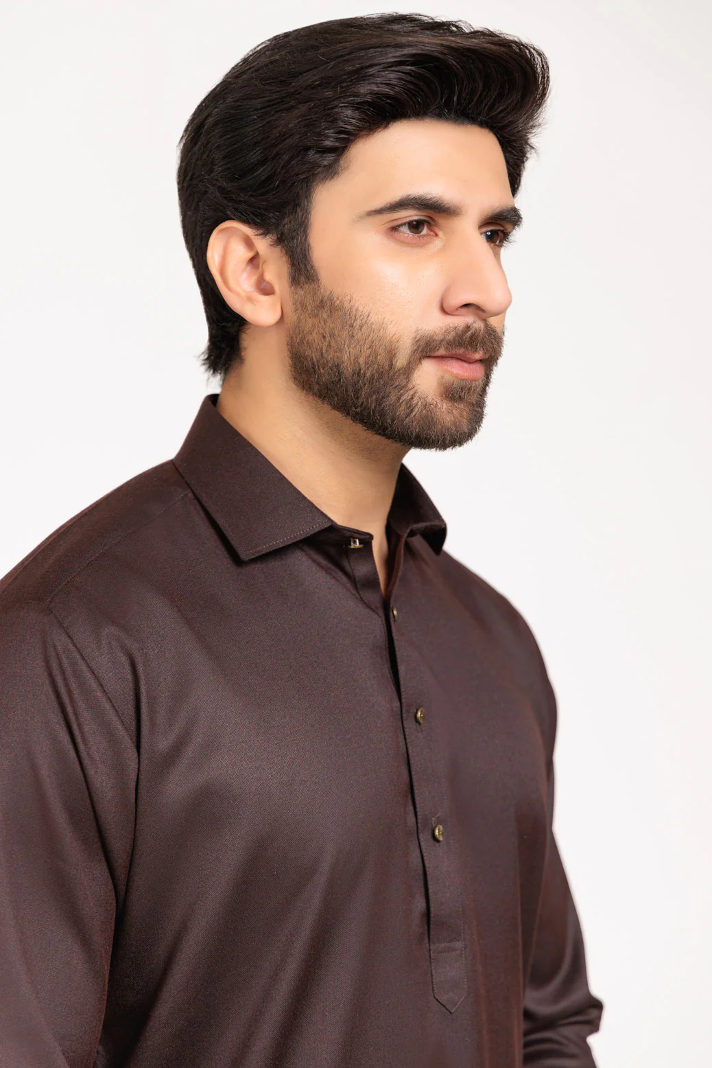 D-BROWN-BLENDED-SHALWAR SUIT - (GSSW24-023) - Image 2