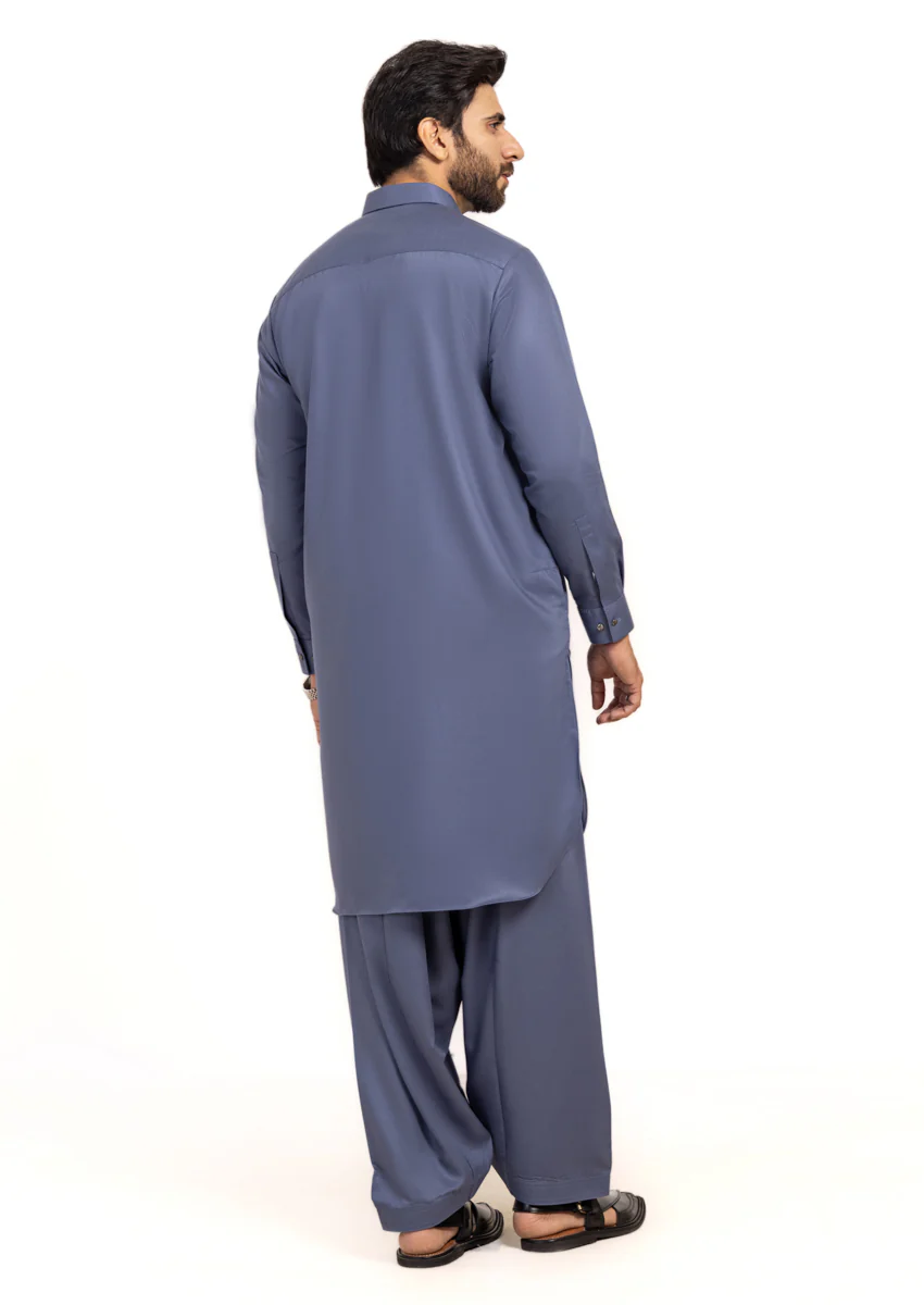 M-GREY-BLENDED-SHALWAR SUIT - (GSSW24-026) - Image 2