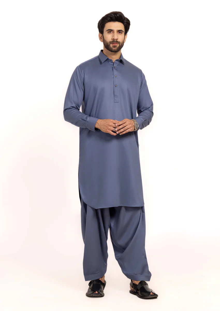 M-GREY-BLENDED-SHALWAR SUIT - (GSSW24-026) - Image 6