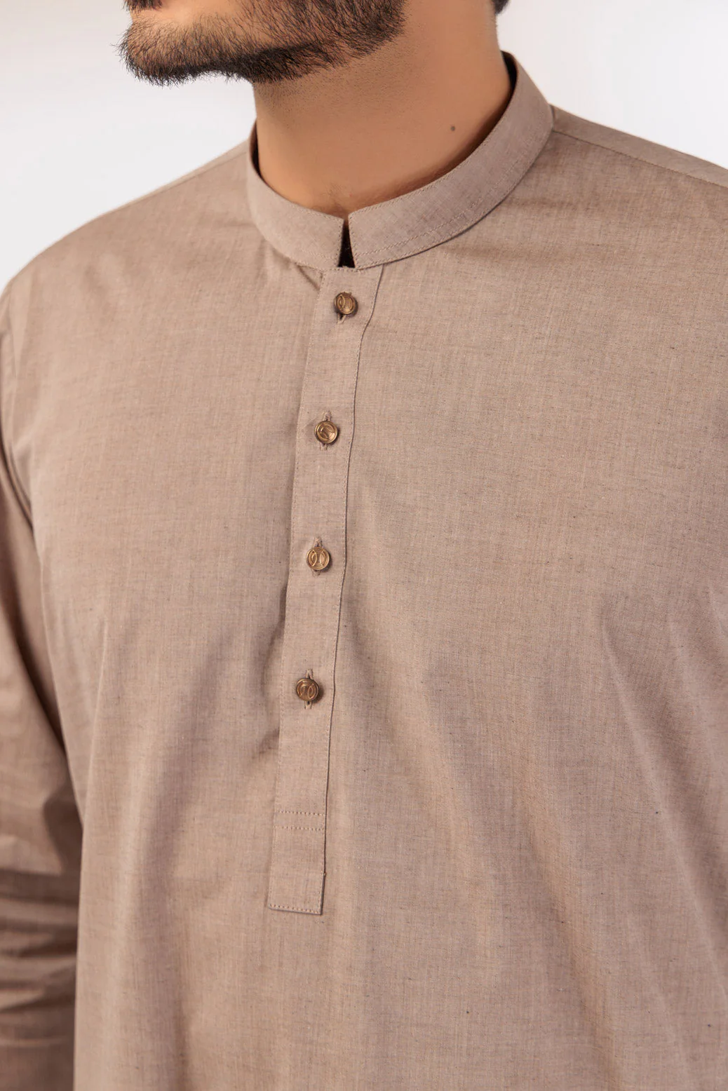 HAZEL-YARN DYED-KURTA SHALWAR - (KSRR24-014) - Image 3