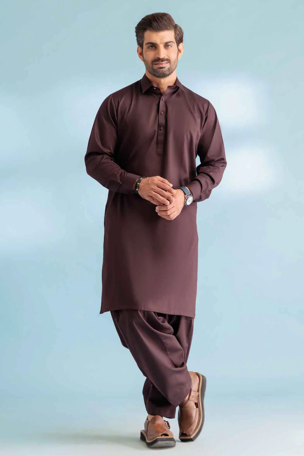 HICKORY-COTTON-KURTA SHALWAR - (KSRW23-020) - Image 3