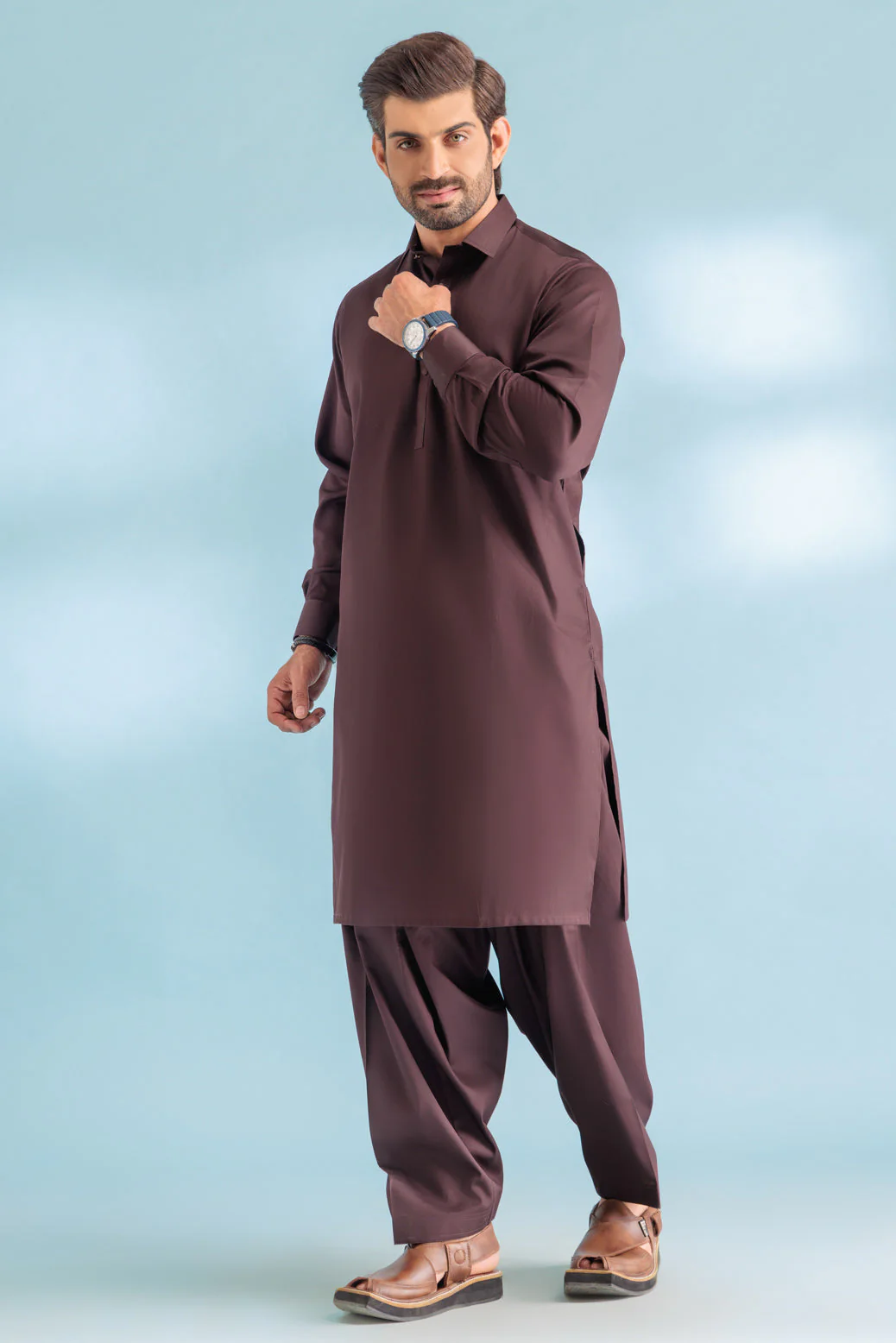 HICKORY-COTTON-KURTA SHALWAR - (KSRW23-020) - Image 4