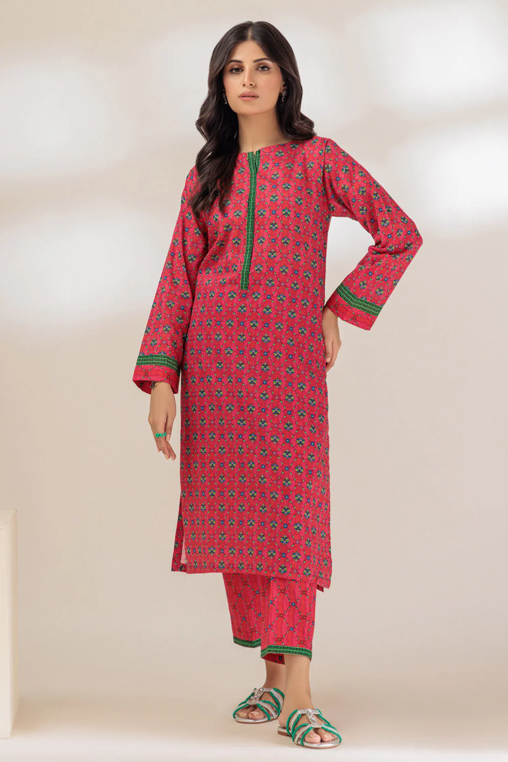 HOT-PINK-CAMBRIC-2 PIECE (PWS2232P12) - Image 3