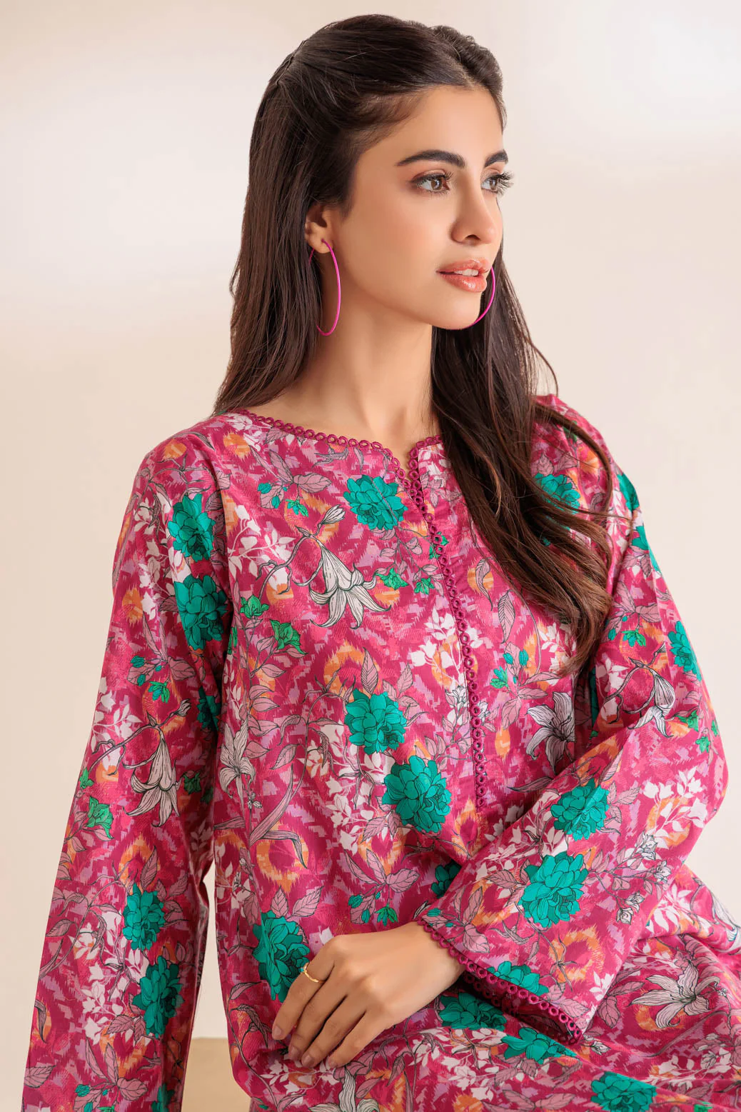 HOT-PINK-CAMBRIC-2 PIECE (SS5242P10) - Image 2