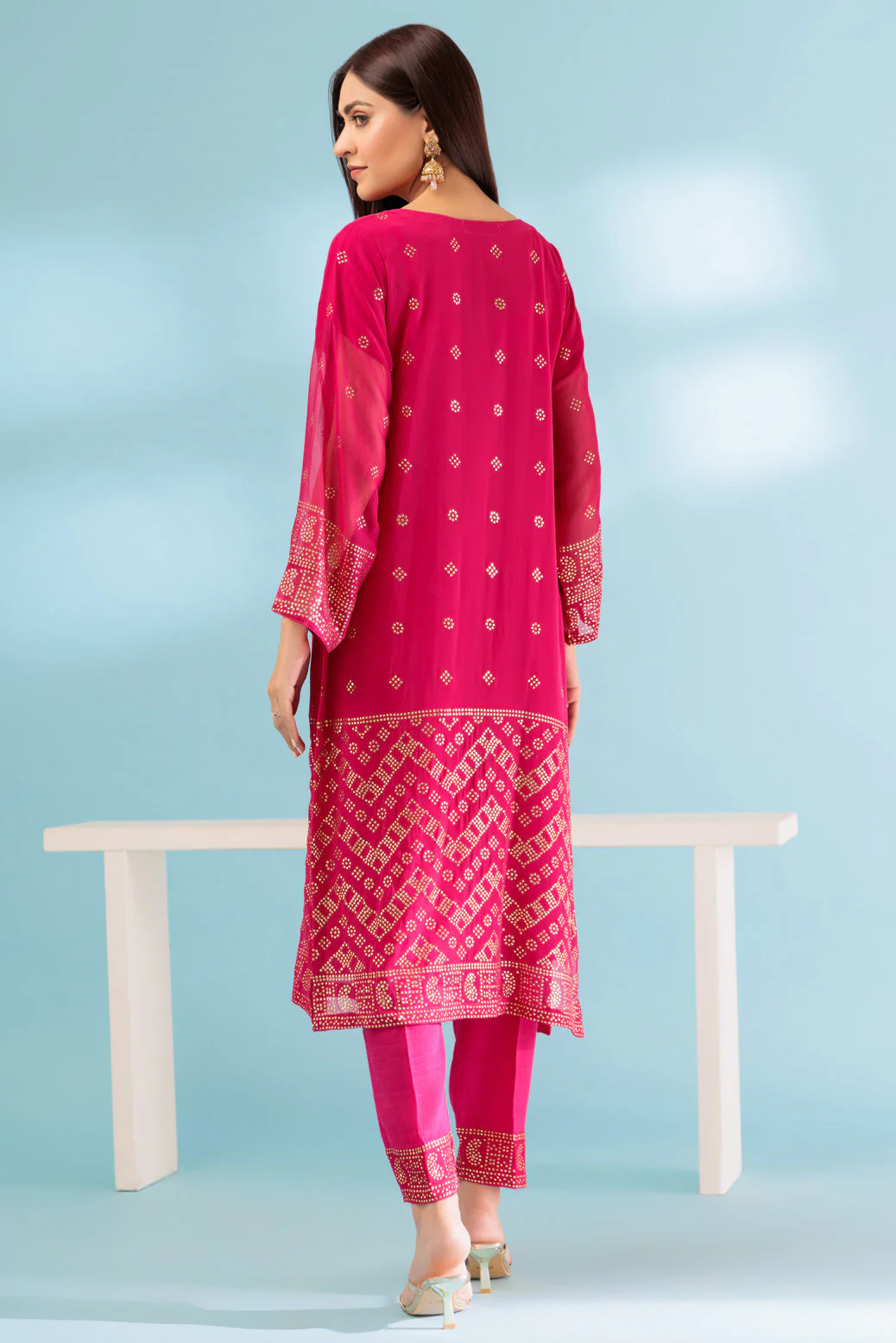 HOT-PINK-DYED-2 PIECE (SSS232P52) - Image 2