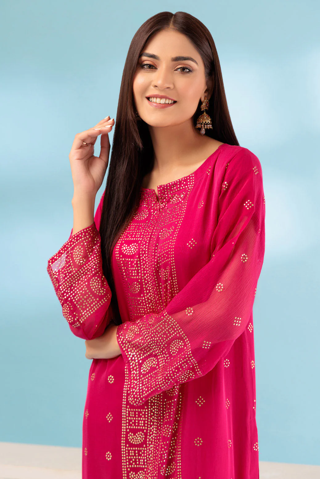 HOT-PINK-DYED-2 PIECE (SSS232P52) - Image 3