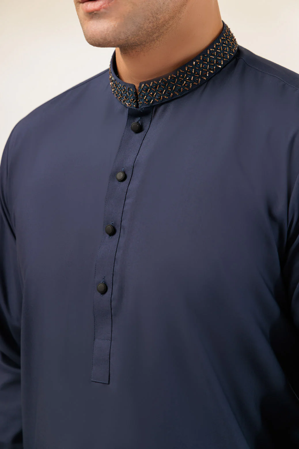 I-BRASS-BLENDED-KURTA SHALWAR - (KSRR24-010) - Image 2