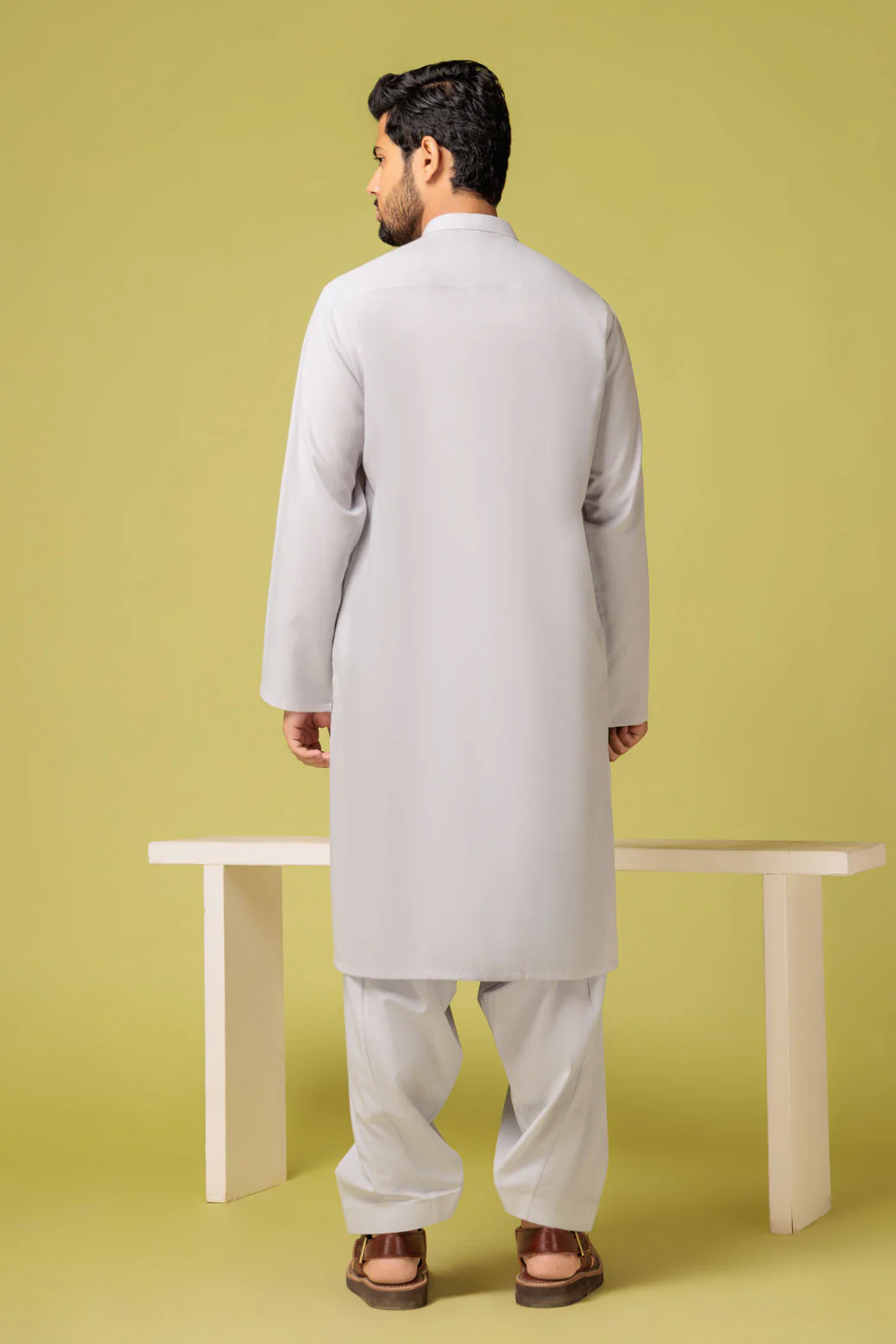 ICE-GREY-BLENDED-KURTA SHALWAR - (KSRS23-096) - Image 5