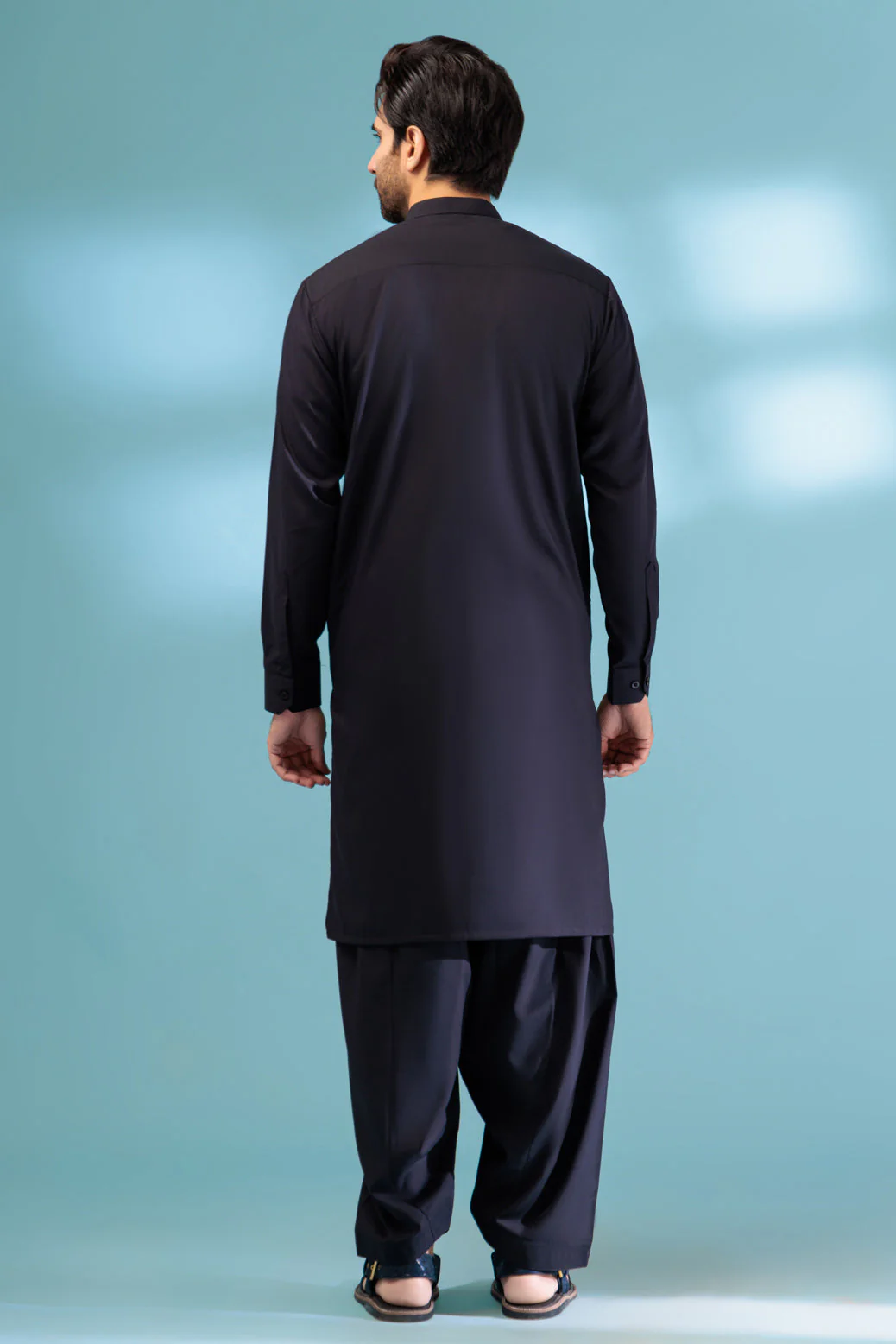 ICE-GREY-BLENDED-SHALWAR SUIT - (GSBS23-027) - Image 5