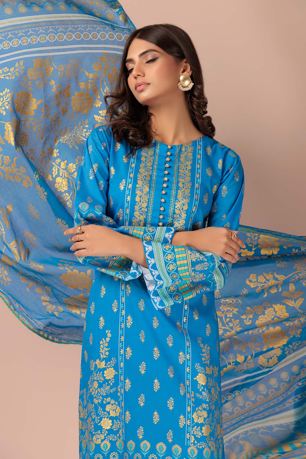 INK-BLUE-LAWN-3 PIECE (BSRS233P04) - Image 2