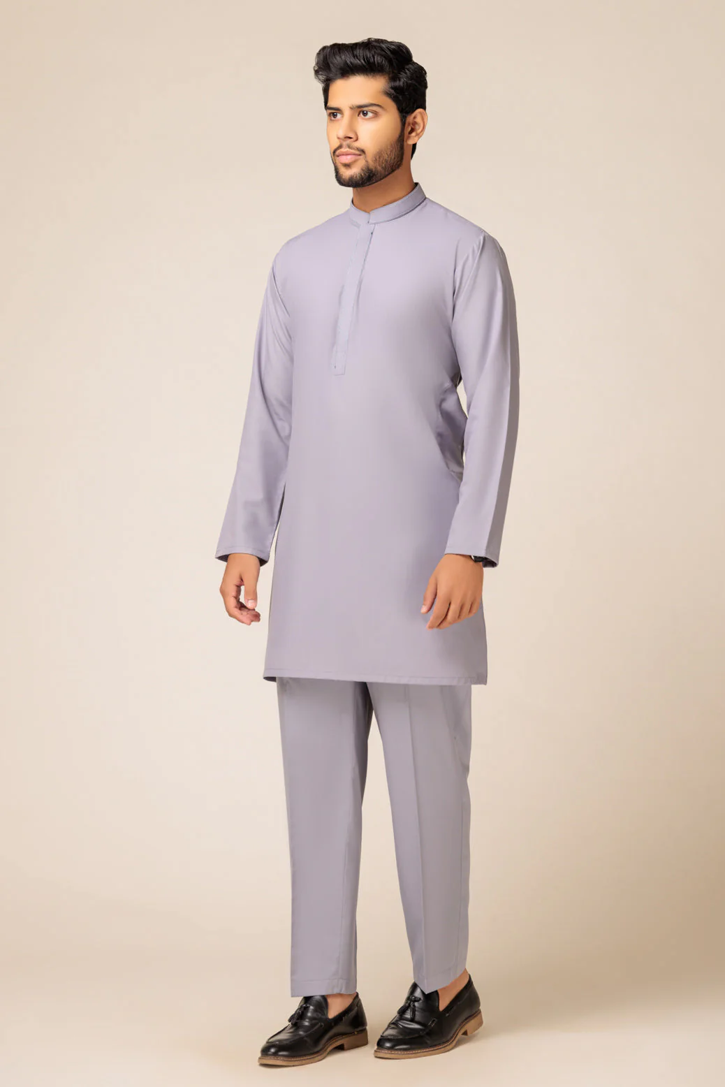 IRON-BLENDED-KURTA PAJAMA TROUSER - (KSS23-021) - Image 2